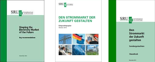 SRU-Publikationen zum Thema "Den Strommarkt der Zukunft gestalten" SRU-Publikationen zum Thema "Den Strommarkt der Zukunft gestalten"