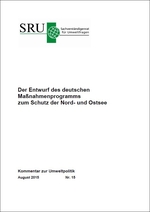 Cover KzU15 "Der Entwurf des deutschen Maßnahmenprogramms zum Schutz der Nord- und Ostsee" (verweist auf: Der Entwurf des deutschen Maßnahmenprogramms zum Schutz der Nord- und Ostsee)