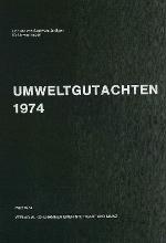 Cover Umweltgutachten 1974 (verweist auf: Umweltgutachten 1974)