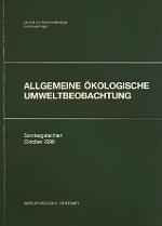 Cover Allgemeine Ökologische Umweltbeobachtung (verweist auf: Allgemeine ökologische Umweltbeobachtung)