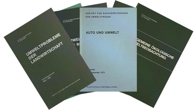 Auswahl Cover SRU Gutachten vor 2000