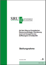 Cover Auf dem Weg zur Europäischen Ressourcenstrategie (verweist auf: Auf dem Weg zur Europäischen Ressourcenstrategie: Orientierung durch ein Konzept für eine stoffbezogene Umweltpolitik)