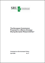 refer to: "The European Commission Proposal for a Marine Strategy: Shying European Responsibility?" Comment on Environment Policy Cover (refer to: "The European Commission Proposal for a Marine Strategy: Shying European Responsibility?")
