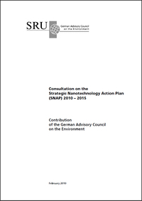 Consultation on the Strategic Nanotechnology Action Plan (SNAP) 2010-2015  Cover