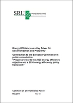 Cover KzU13 Energy Efficiency as a Key Driver for Decarbonization and Prosperity (refer to: "Energy Efficiency as a Key Driver for Decarbonization and Prosperity")
